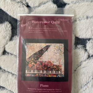 Watercolor Quilt Wall Decor - Multicolor